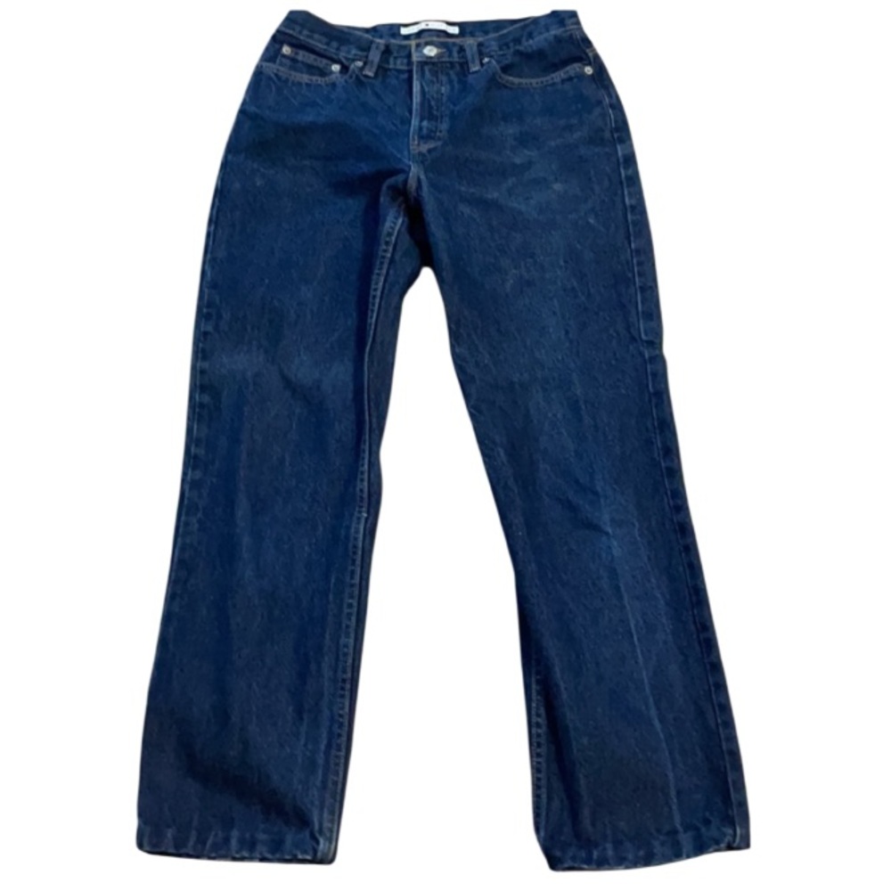 Vintage 1990’s Tommy Hilfiger mom jeans dark blue high-rise denim women’s size 8